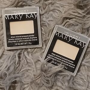 2 Mary Kay Sheer Mineral Pressed Powder Ivory 2